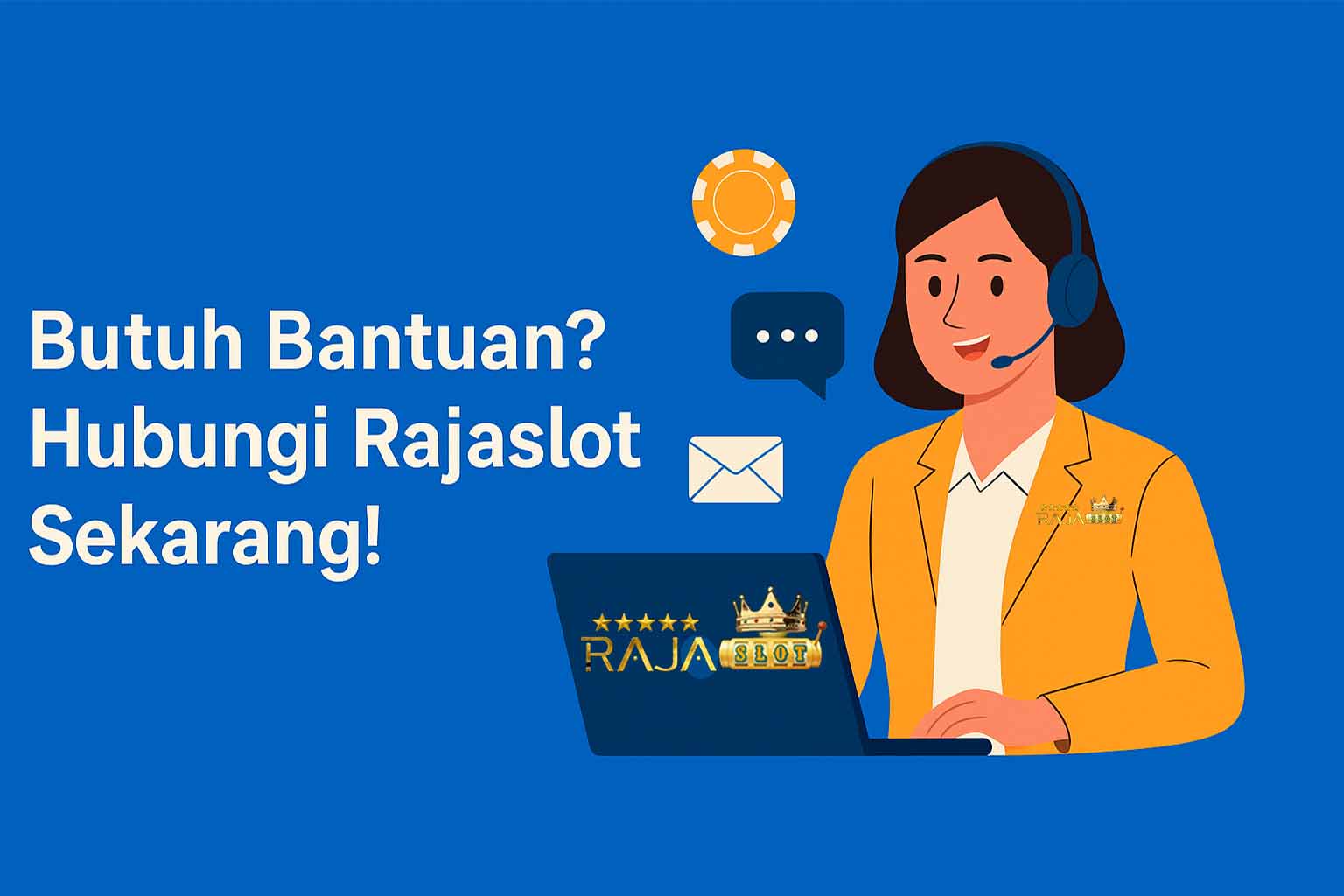 banner presisi halaman hubungi Rajaslot - dukungan pelanggan online