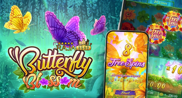 Bukti kemenangan Butterfly Blossom di Rajaslot terbaru