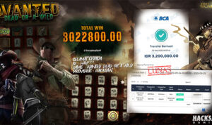 Pemain Hay*** menang slot Wanted Dead or A Wild 25 September 2025 di Rajaslot