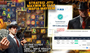 Pemain Ten*** menang Rp4,5 juta di Mafia Mayhem Rajaslot pada 28 September 2025