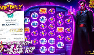 Bukti Menang Slot Vampy Party 28 Oktober 2025 di Rajaslot Pemain Bex menang Rp4 juta lewat slot Vampy Party Pragmatic Play di Rajaslot