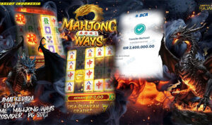 Pemain Edw*** menang Rp2,6 juta di slot Mahjong Ways PG Soft di Rajaslot