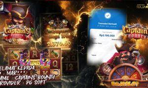 Pemain Mar*** menang Rp2,1 juta di slot Captain’s Bounty Pg Soft di Rajaslot