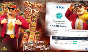 Menang Slot Fortune Ox 24 November 2025 di Rajaslot dengan Free Spins