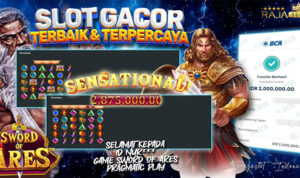 hasil Menang Slot Sword of Ares 16 November 2025 di Rajaslot