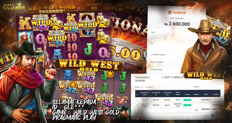 Hasil Menang Wild West Gold Megaways 5 Desember 2025 di Rajaslot